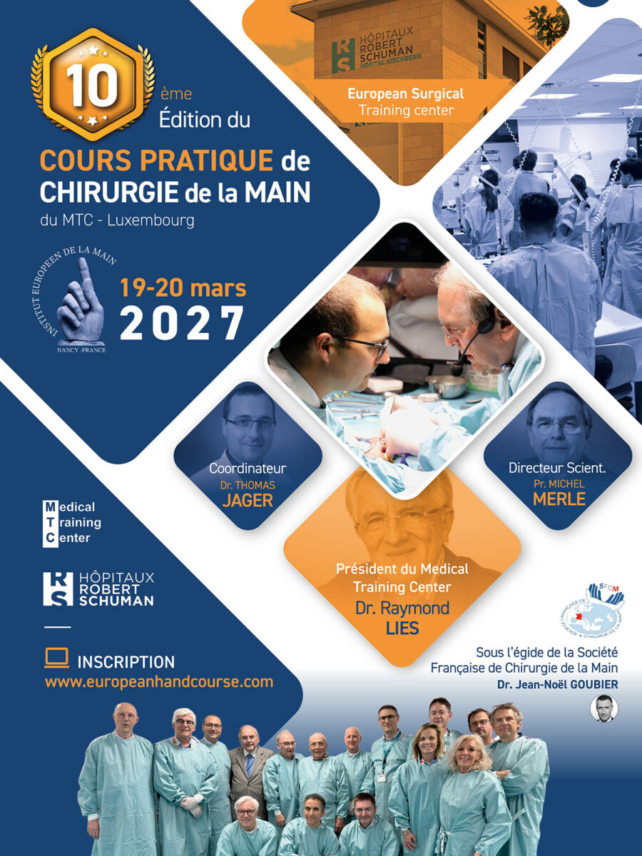 10ème édition du Cours Pratique de Chirurgie de la Main